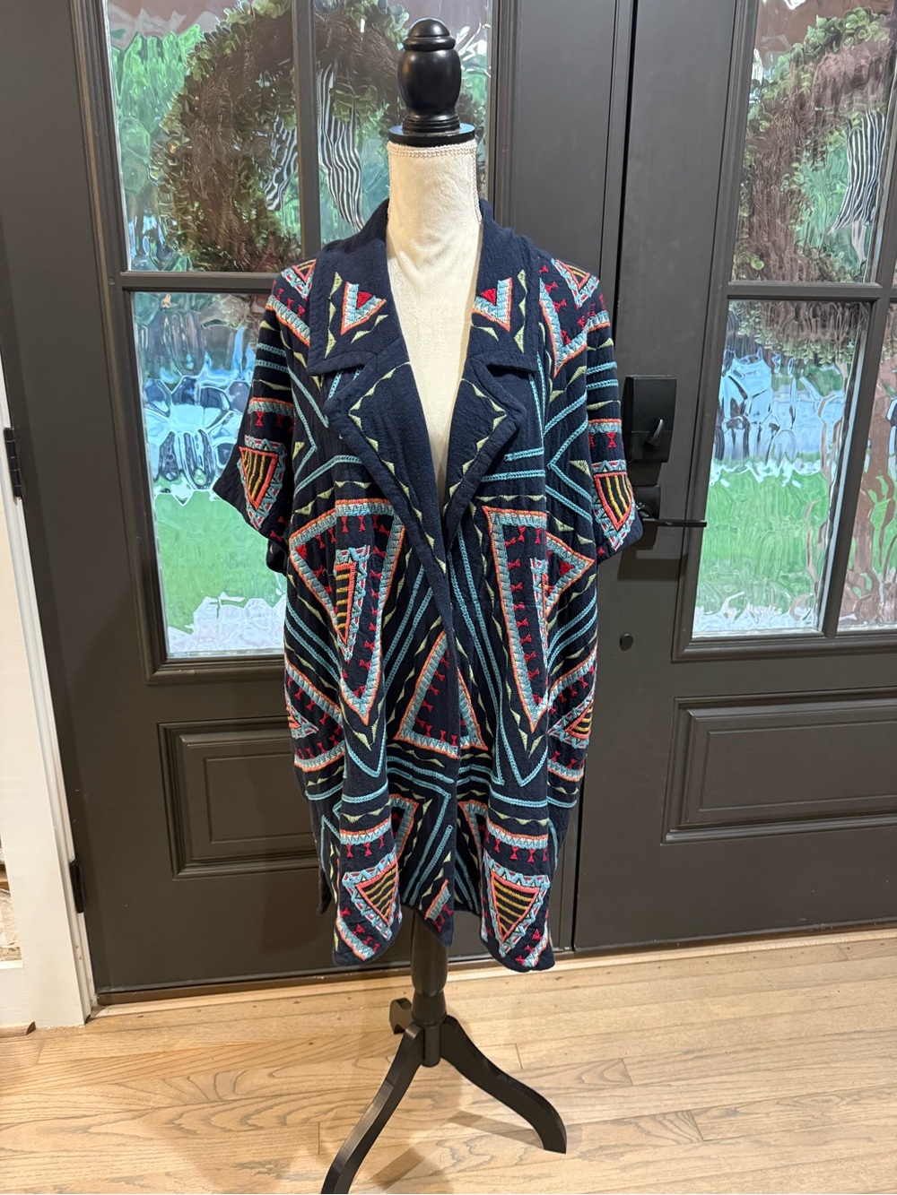 Johnny Was Biya Zendaya Embroidered Kimono Oversized - Women’s Size Small (OSFA)